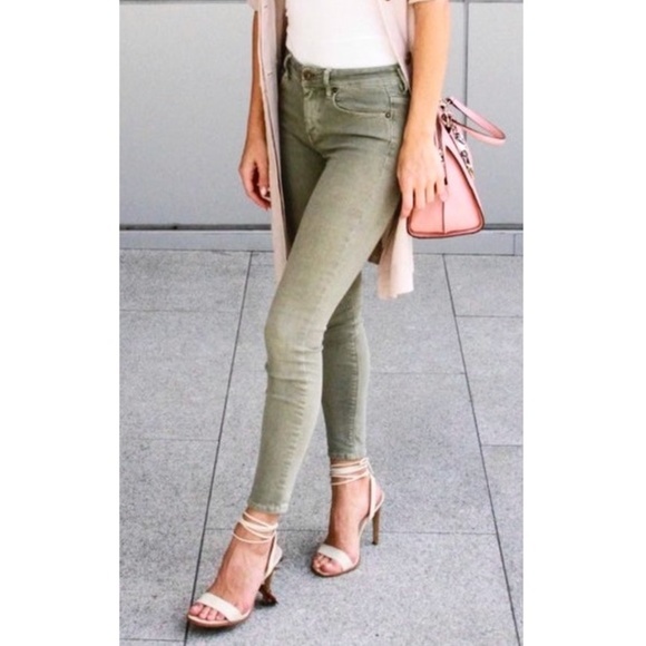 Green Skinny Jeans Celebrity Pink - Picture 2 of 2